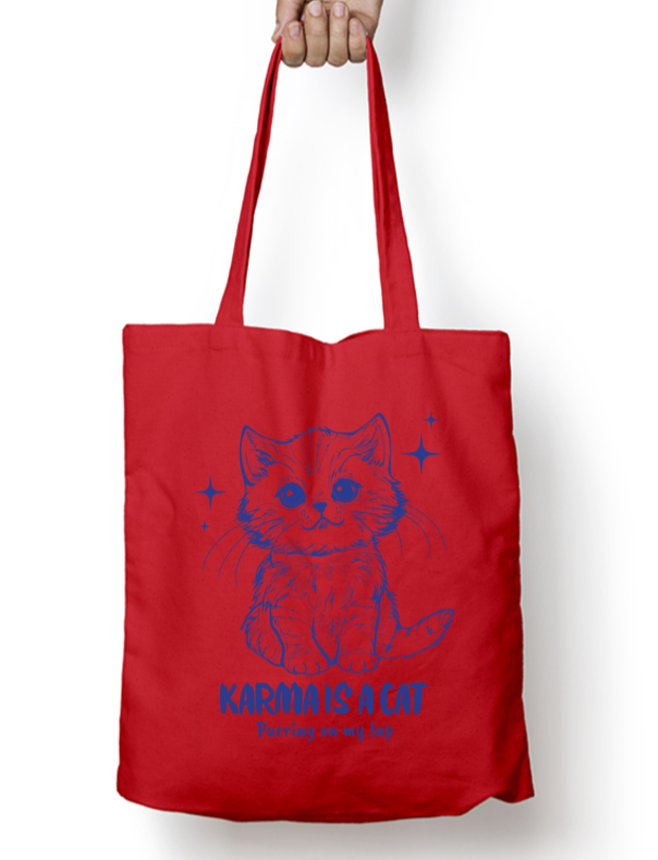Karma is a Cat Taylor Swift Zipper Tote Bag