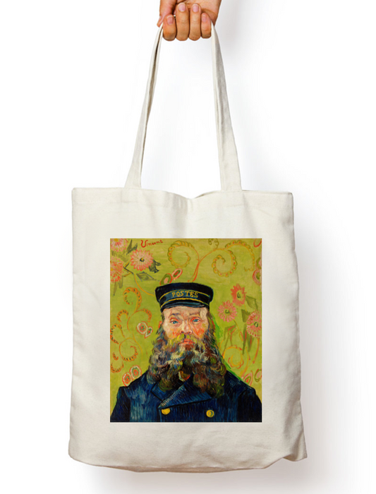 Postman Joseph Roulin Vincent Van Gogh Zipper Tote Bag