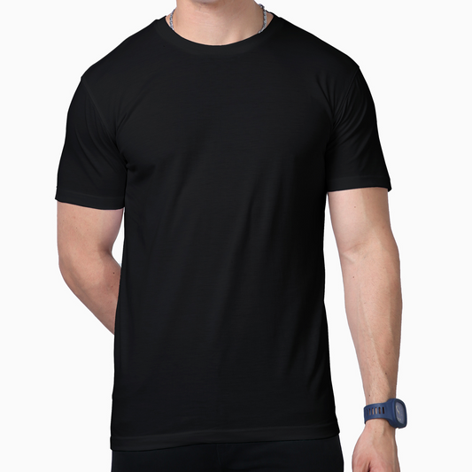 Solids Supima Tee: Jet Black