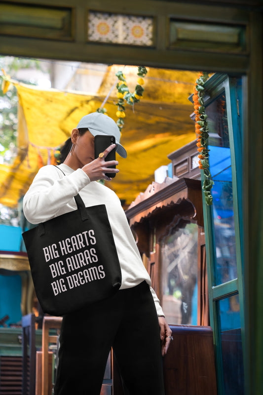 Dreamer Doer Achiever Zipper Tote Bag