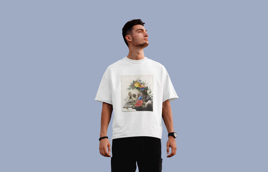 Floral Vanitas Oversized T-Shirt