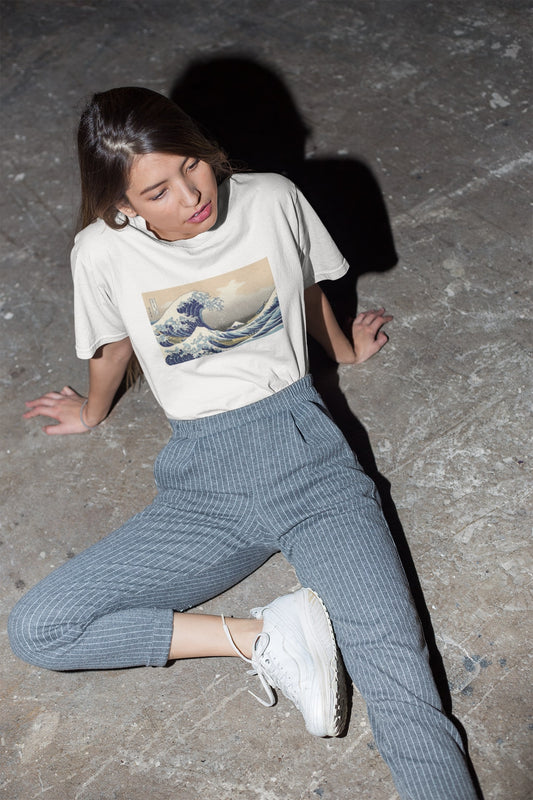 Great Wave off Kanagawa Oversized T-shirt Soulla