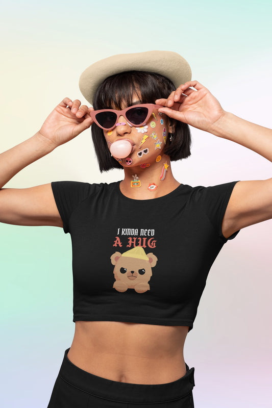 Kinda Need a Hug Crop Top Soulla