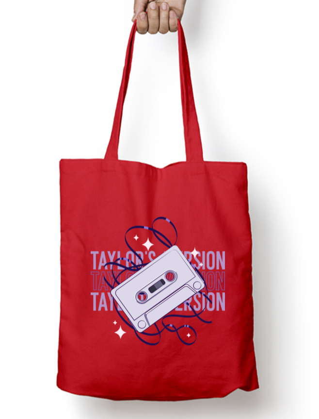 Retro Taylor's Edition Zipper Tote Bag