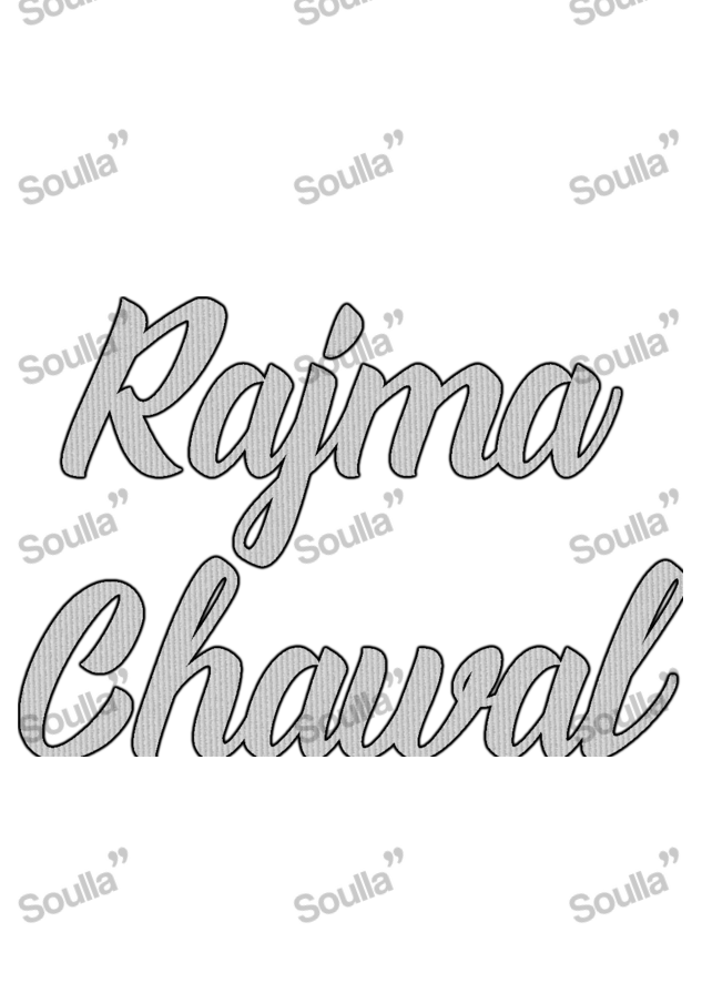 Rajma Chawal Maroon Embroidered Cap