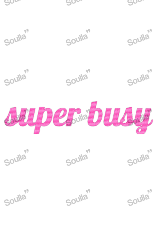 Super Busy Embroidered Cap