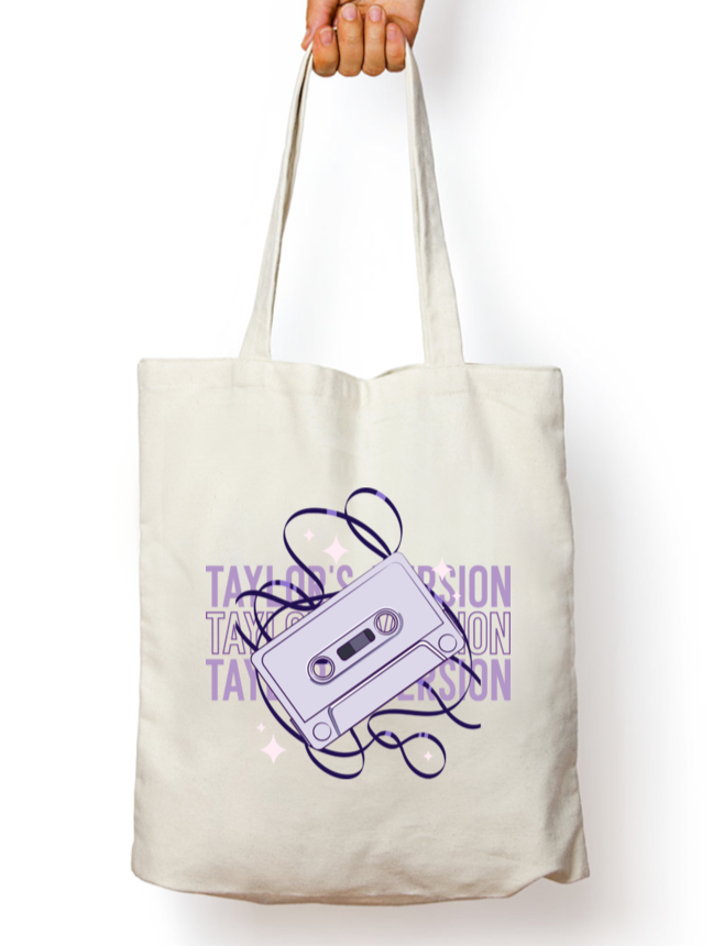 Retro Taylor's Edition Zipper Tote Bag