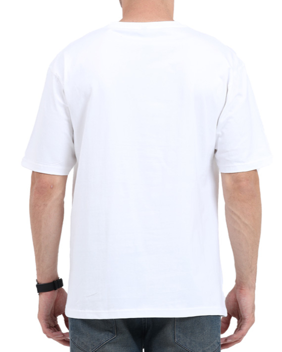 Lingpak Heavyweight Oversized Tee (White )