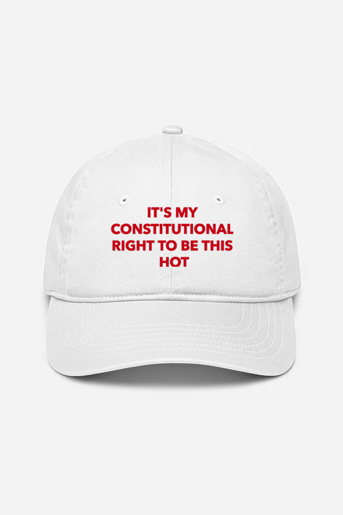 It's my right to Hot Embroidered Cap