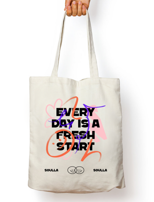 Fresh Start Graffiti Soullaverse Zipper Tote Bag