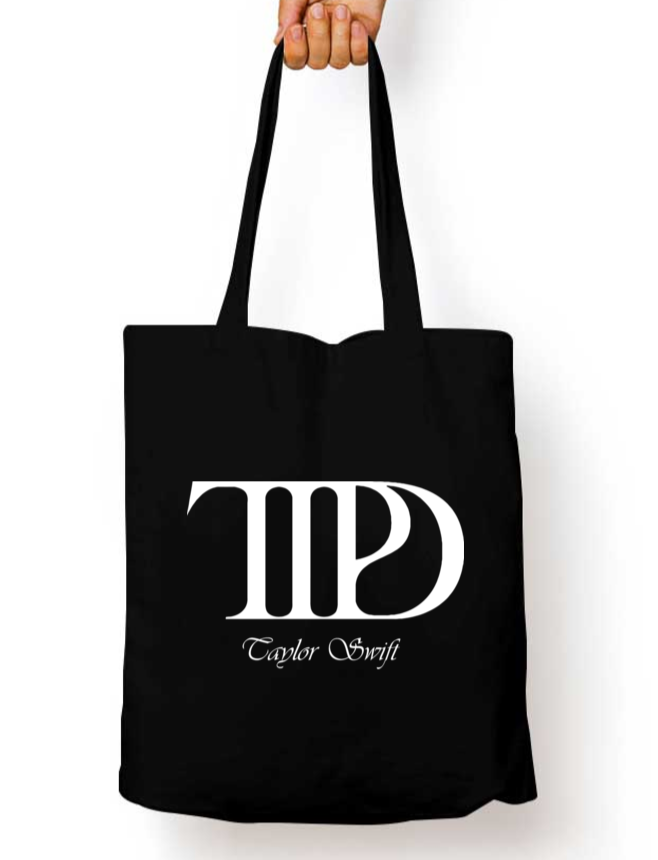 TTPD Signature Monogram Taylor Swift Zipper Tote Bag