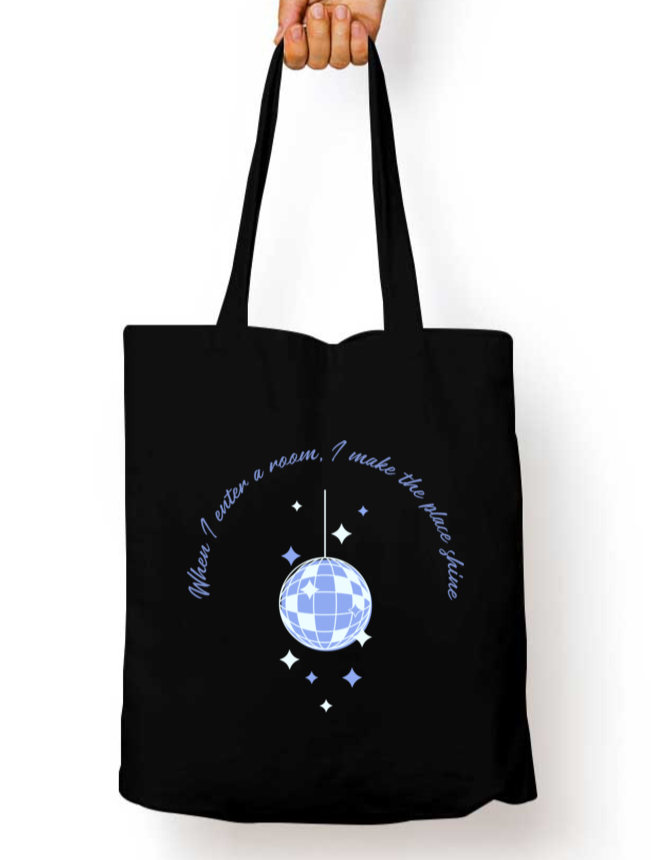 Shine Bright Disco TS Zipper Tote Bag