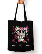Joyful Living Soullaverse Zipper Tote Bag