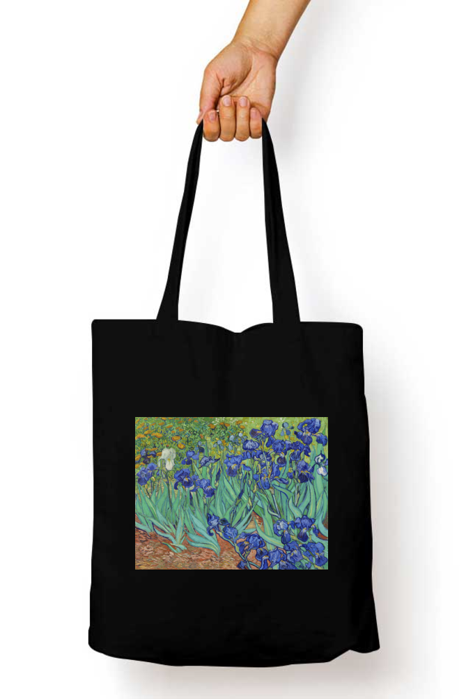 Van Gogh's Irises  Zipper Tote Bag