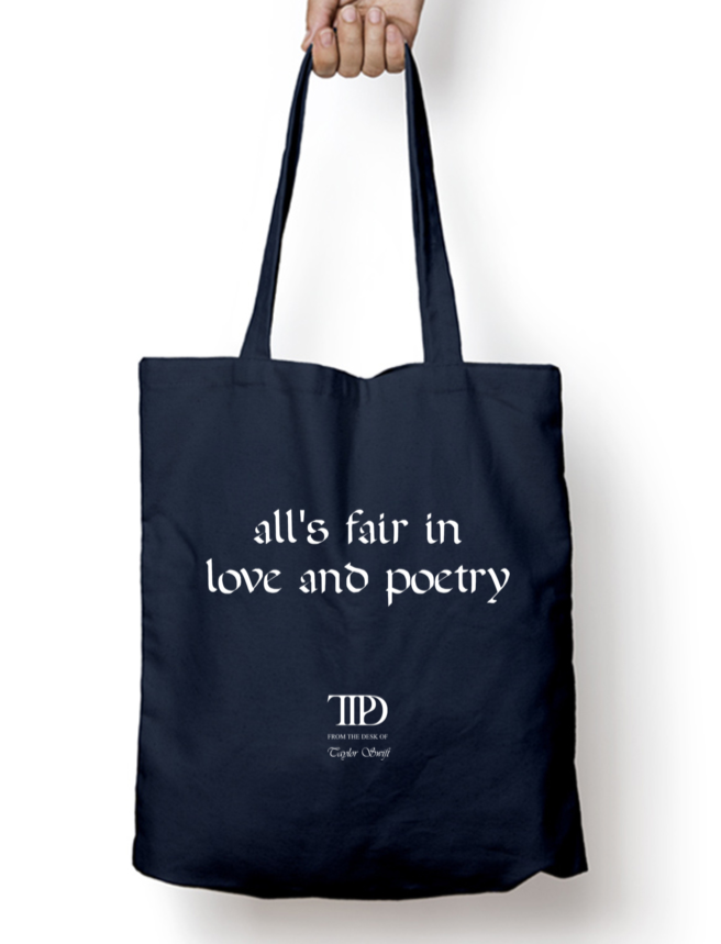 All's Fair In Love & Poetry TTPD Taylor Swift Zipper Tote Bag