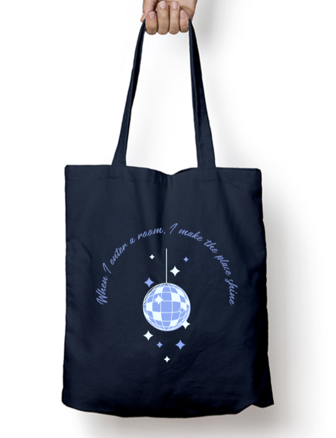 Shine Bright Disco TS Zipper Tote Bag