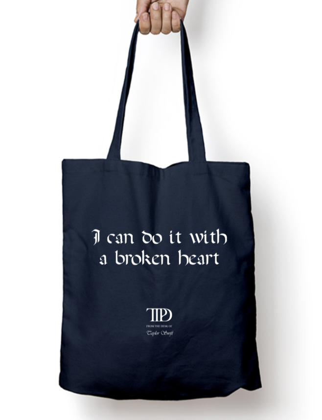 I Can Do It With a Broken Heart TTPD Taylor Swift Zipper Tote Bag