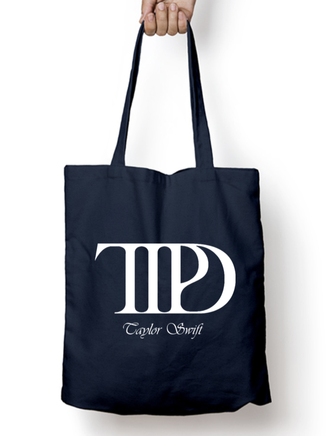 TTPD Signature Monogram Taylor Swift Zipper Tote Bag