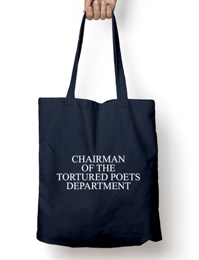 Chairman Of The Tortured Poets Department Iconic Taylor Swift Tote Bag