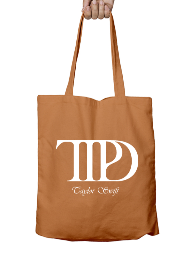 TTPD Signature Monogram Taylor Swift Zipper Tote Bag