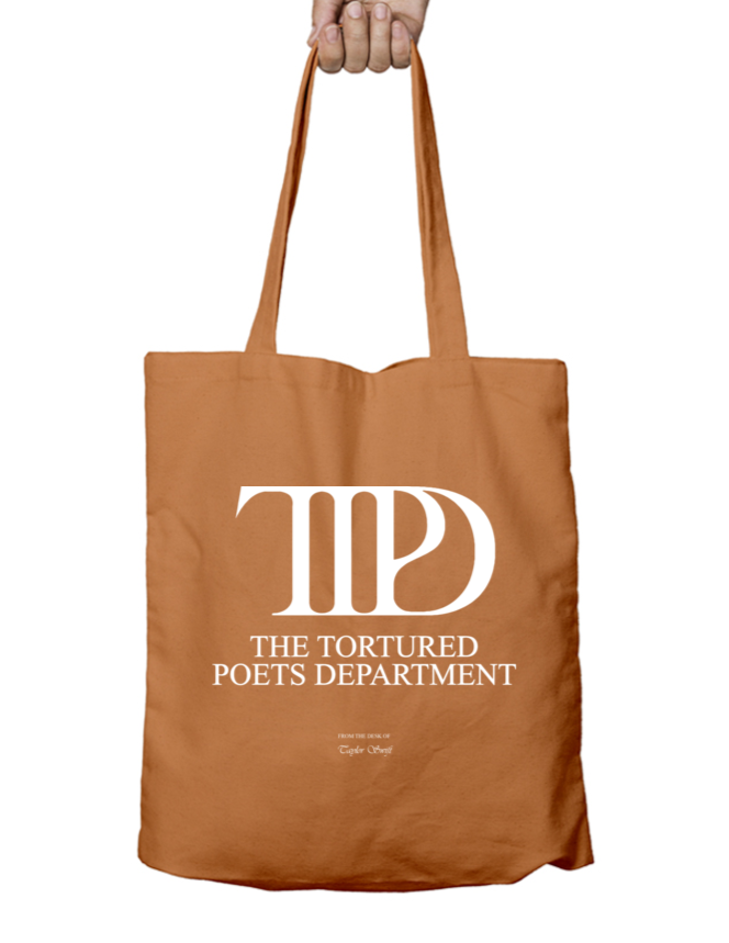 TTPD The Tortured Poets Department Album Art Taylor Swift Tote Bag