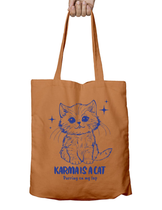 Karma is a Cat Taylor Swift Zipper Tote Bag