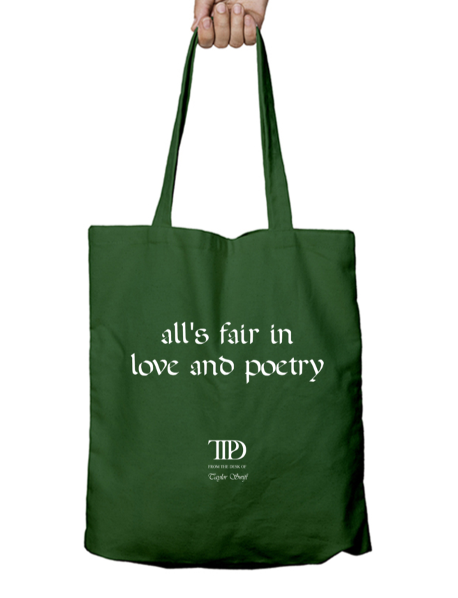 All's Fair In Love & Poetry TTPD Taylor Swift Zipper Tote Bag