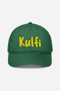 Kulfi Green Embroidered Cap