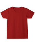 Girl's Regular Tee: Bold Red