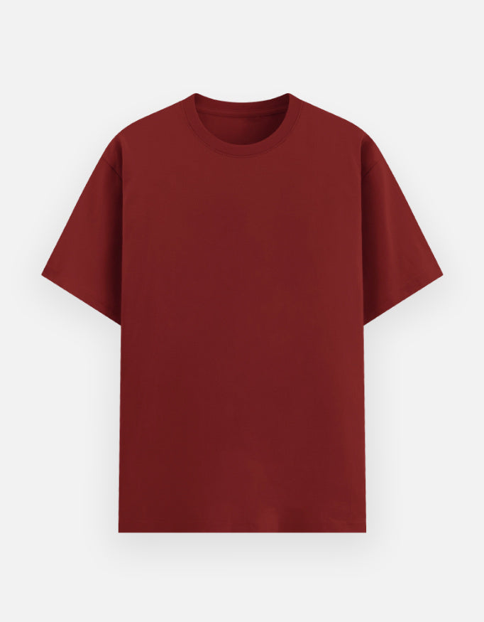 Poly-cotton Tee: Red