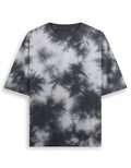 Tie Dye Oversized T-Shirt: White Black
