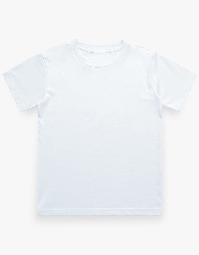 Boys Regular Tee - White