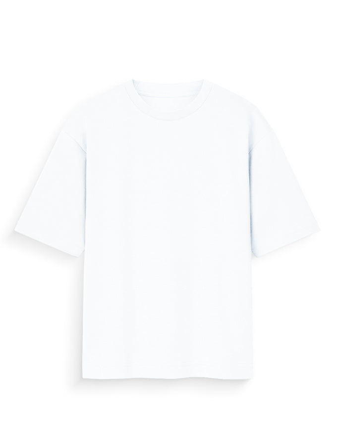 Regular Oversized Tee: White
