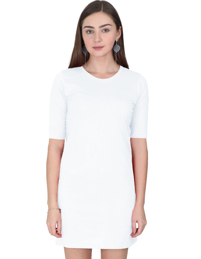 T-Shirt Dress: White