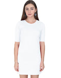 T-Shirt Dress: White