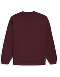 Heavyweight Oversized Sweatshirt: Deep Maroon