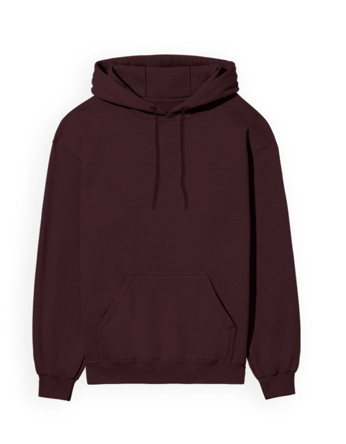Regular Hoodie: Deep Maroon