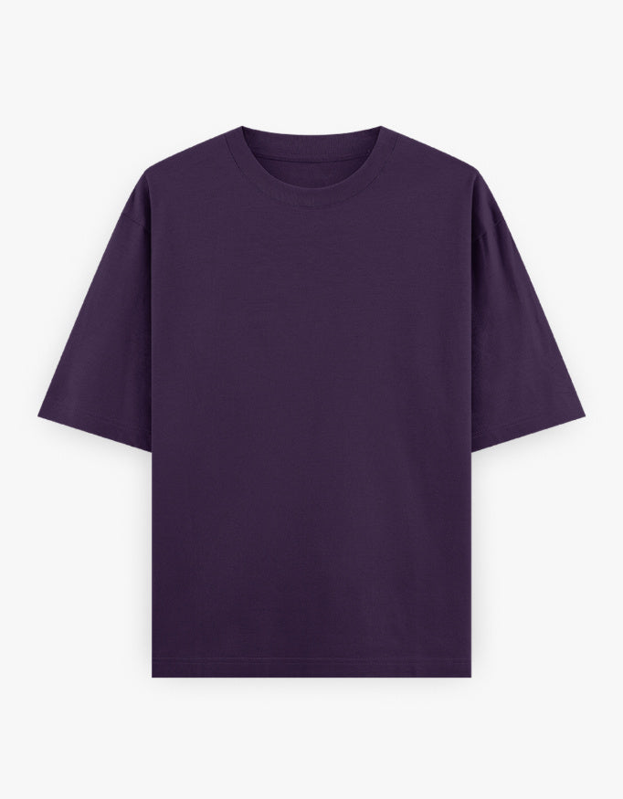 Heavyweight Oversized Tee - Valentino Purple