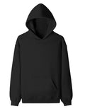 Terry Pullover Hoodie: Black