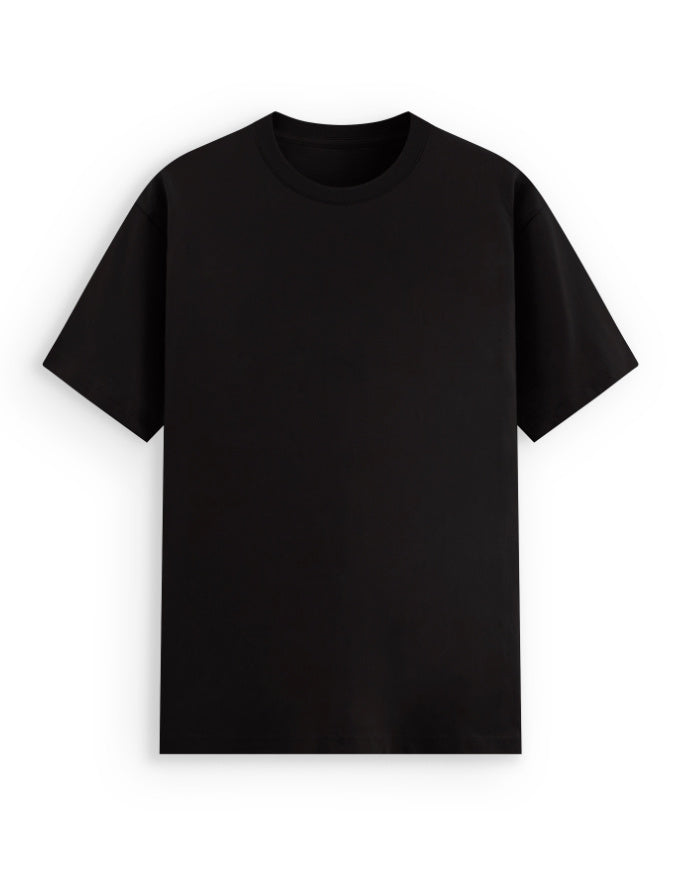 Regular Stretch Tee: Black