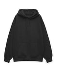 Heavyweight Oversized Hoodie: Black