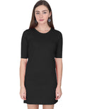 T-Shirt Dress: Black