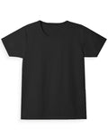 Girl's Regular Tee: Black
