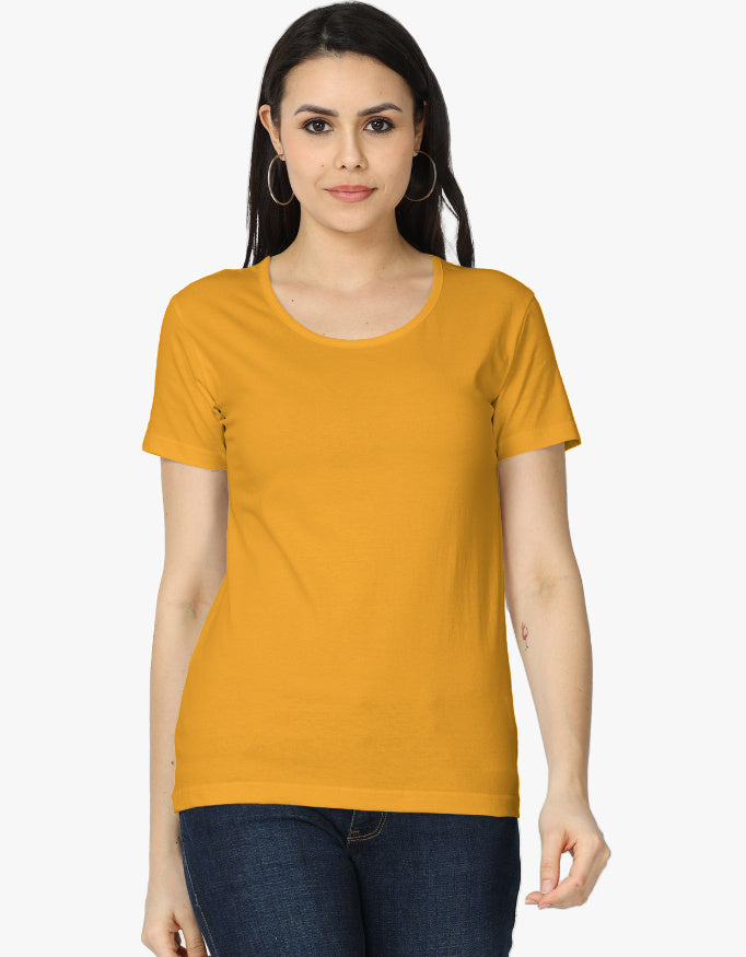 Ladies Everyday Tee - Deep Saffron