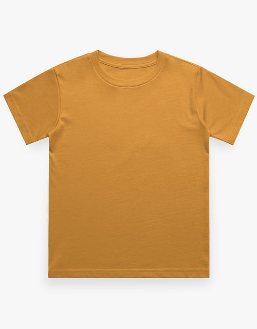 Boys Regular Tee - Deep Saffron