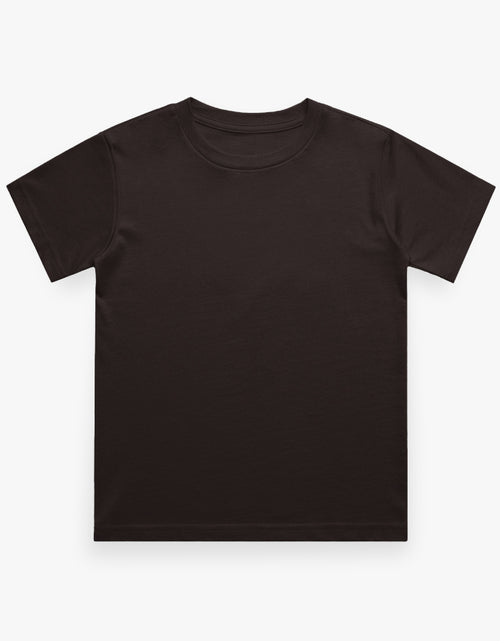Boys Regular Tee - Coffee Brown