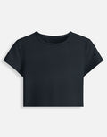Baby Tee: Navy Blue