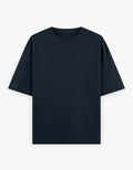 Heavyweight Oversized Tee - Navy Blue