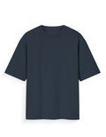 Regular Oversized Tee: Navy Blue