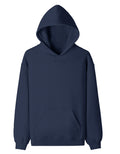 Terry Pullover Hoodie: Navy Blue